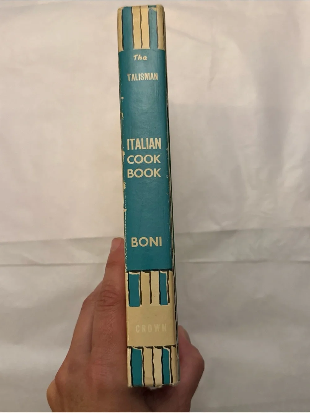 The Talisman Italian Cook Book by Ada Boni - Green & Orange Cover